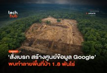 สั่งเบรก สร้างศูนย์ข้อมูล Google พบทำลายพื้นที่ป่า 1.8 พันไร่