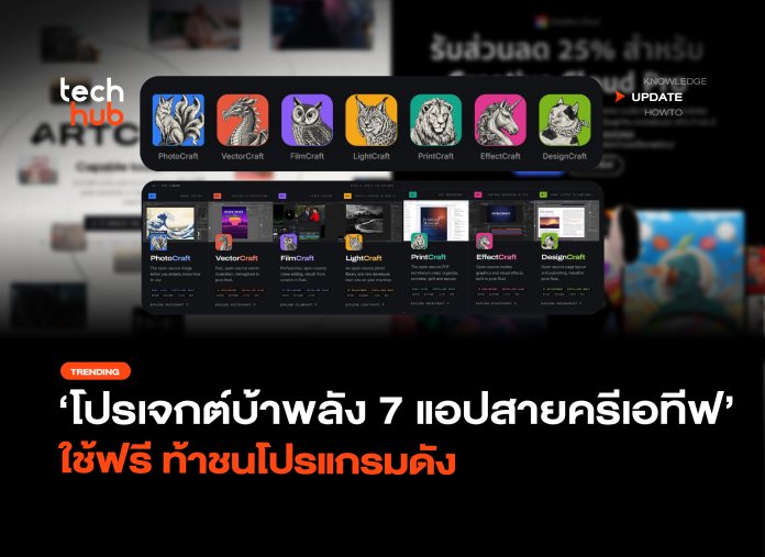 โปรเจกต์บ้าพลัง 7 แอปสายครีเอทีฟ ใช้ฟรี ท้าชนโปรแกรมดัง-38 (1) แอปครีเอทีฟ